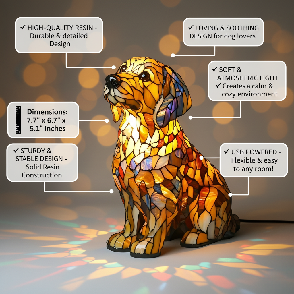 Radiant Buddy Spirit Golden Dog